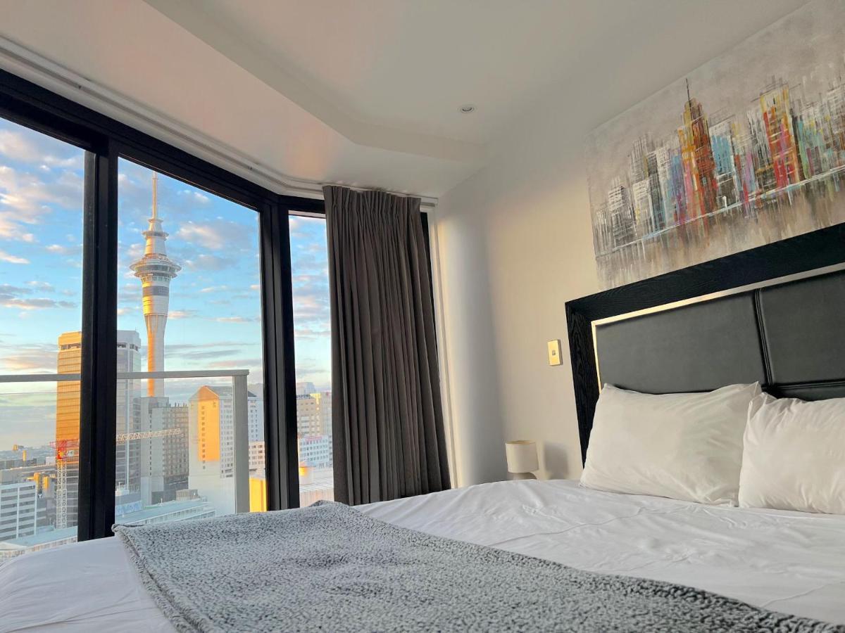 Skytower View 2 Bedroom Apartment Auckland Dış mekan fotoğraf